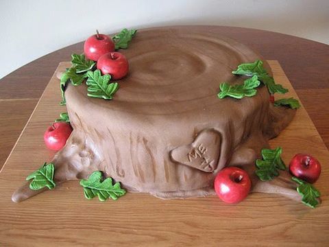 A Giving Tree inspired cake.