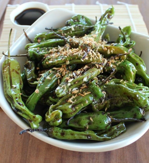 Shishito Peppers in Soy Ginger Sauce recipe | Whitney Bond