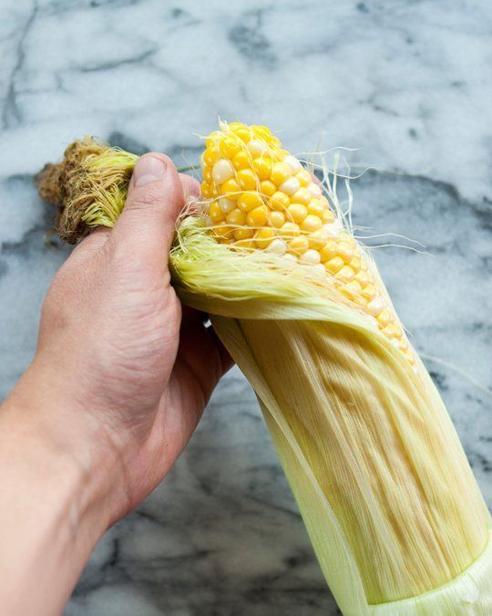 How to shuck corn, step by step. It's so easy, make the kids do it. | Photo: The KItchn