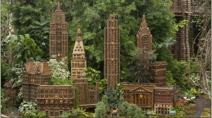 Things to do with kids in NY over the holidays - Botanical Gardens train show
