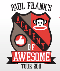 paul frank's academy of awesome tour