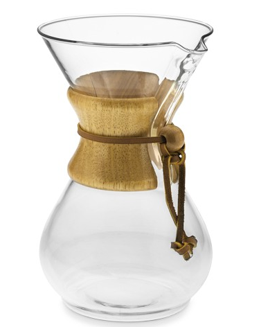 Father's Day gift for dads who love coffee: Chemex glass coffee drip