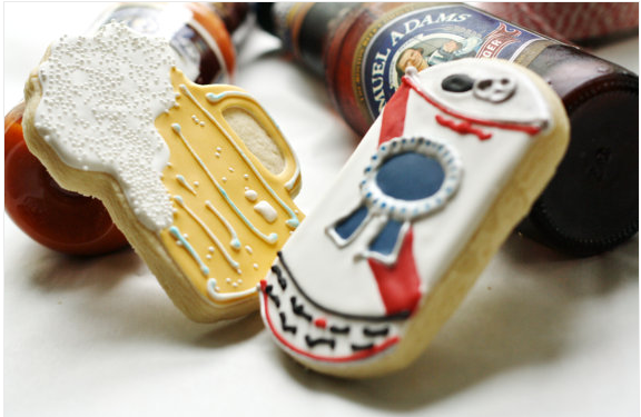 Gourmet gifts for Father's Day: Beer stein sugar cookies