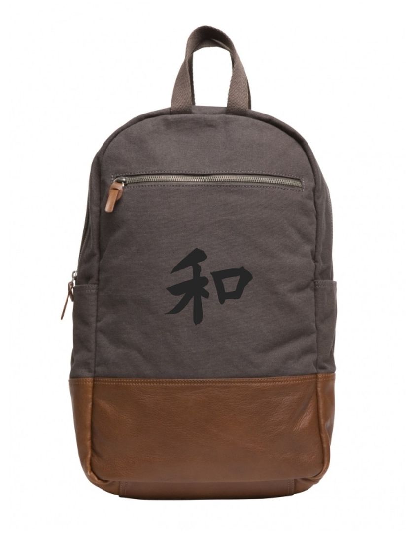 Custom handpainted art on Alternative laptop backpack | CLP Studio on Etsy 