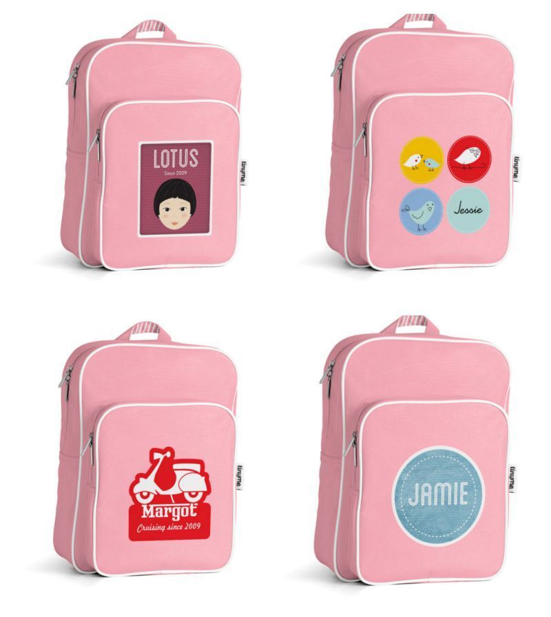 Custom backpacks with hundreds of personalization options for boys and girls at Tiny Me
