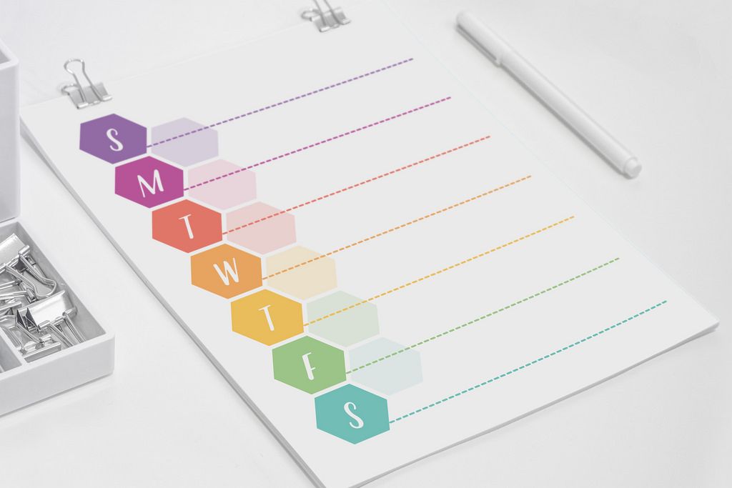 Free printable weekly planner calendar by Wild Olive | Best back to school printables