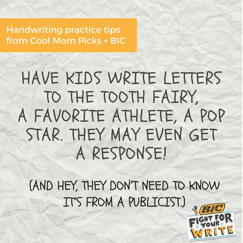 Handwriting practice tips: Letter writing doesn't have to be for relatives and birthday guests. Get creative!
