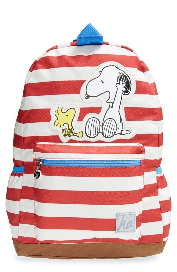 Hanna Andersson Snoopy + Woodstock backpack: Love! 