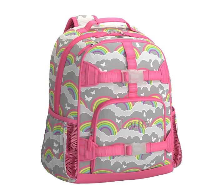 MacKenzie Rainbow backpack at PBK can be personalized too | back to school shopping guide