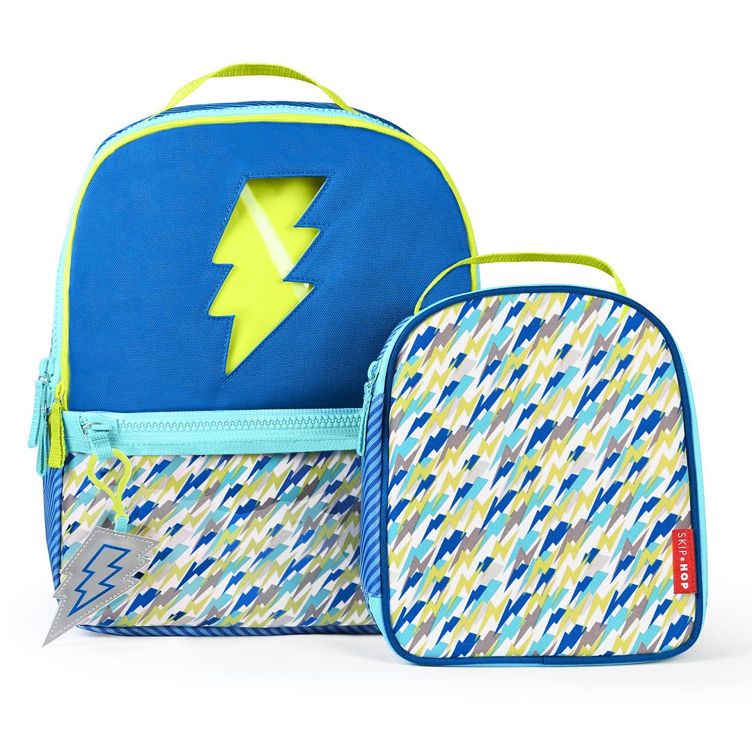 Skip Hop Forget-me-not backpack and lunchbox sets ensure (hopefully) kids remember to bring their lunches