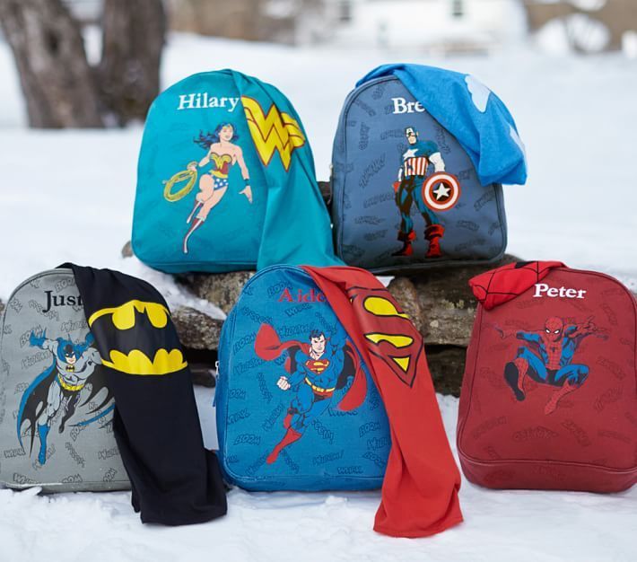 Superhero cape backpacks for preschool | Back to school guide 2015