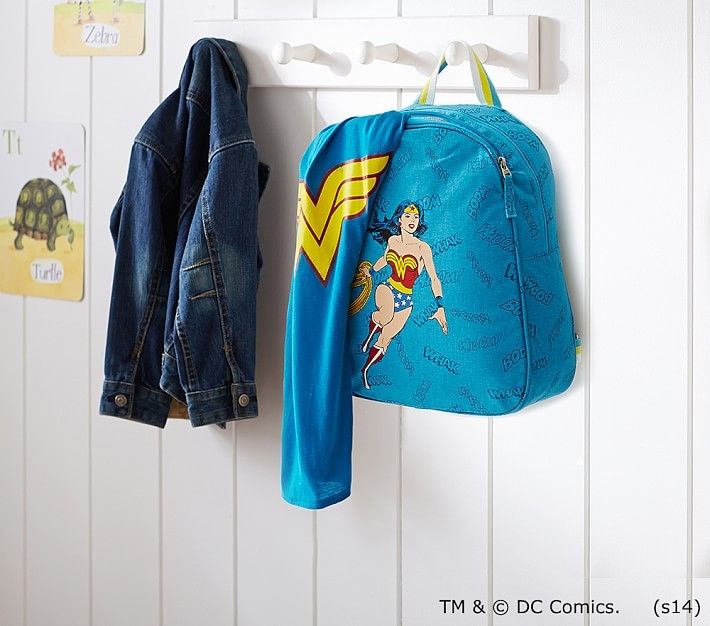 Wonder Woman cape backpack for preschool | back to school guide 2015 