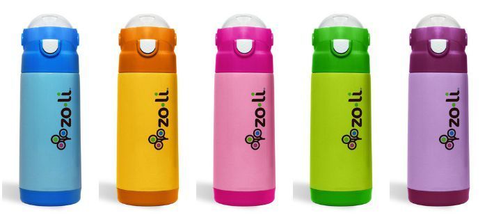 Zo-li insulated water bottles with straws | cool lunchbox accessories for back to school