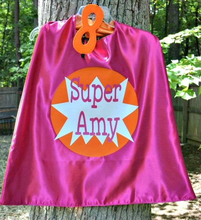 Personalized superhero capes from Sew Plain Jane at fantastic prices 