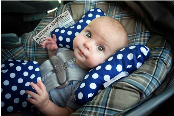 Road trip tips: get a great baby head positioner like Baby Elephant Ears
