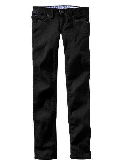 black Gap skinny jeans