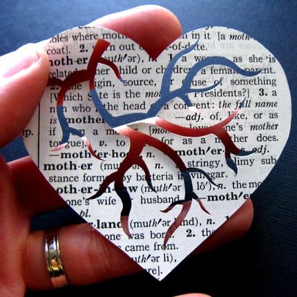 Custom handmade heart from Paper Cut Works