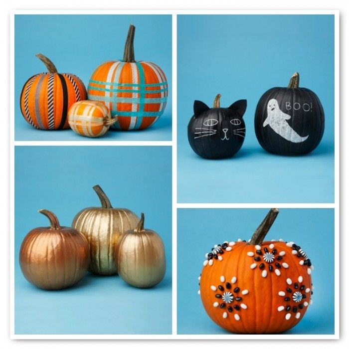 No-carve Halloween pumpkin decorating by Amy Atlas
