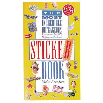 incredible outrageous sticker book