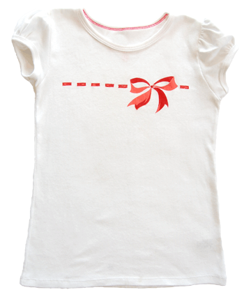 ribbon shirt from Amoretti Designs