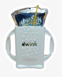 Juice box holder by Dwink to benefit Raven and Lily