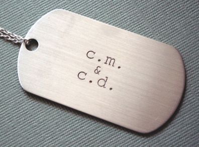 Father's Day gift idea: men's custom dog tag