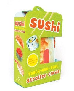 sushi touch-and-feel stroller cards