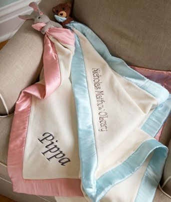 Personalized Apple Park lovey blankets | Makaboo