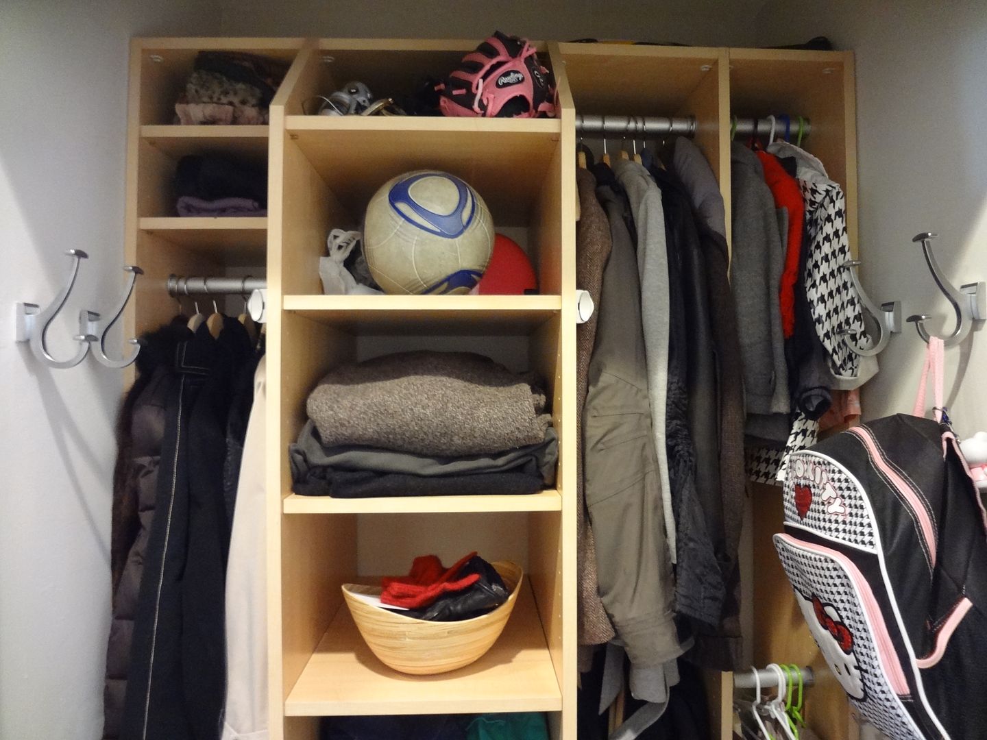 finished closet! | Tips for reorganizing your closet