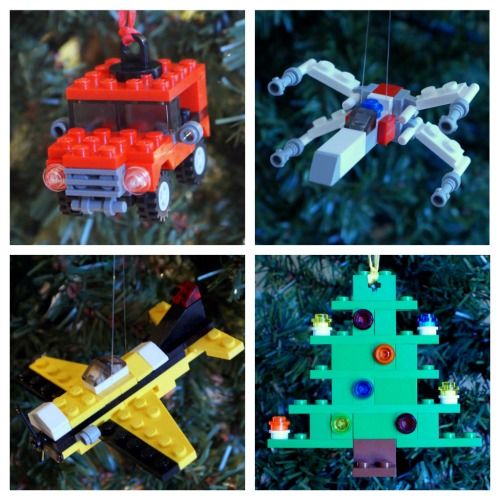 LEGO holiday ornaments | Ornaments 4 for Charity
