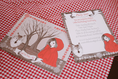 Little Red Riding Hood party printables from Creative Little Stars
