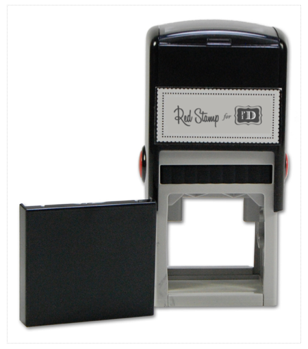 Red Stamp personalized stampers