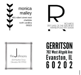 personalized stamp designs