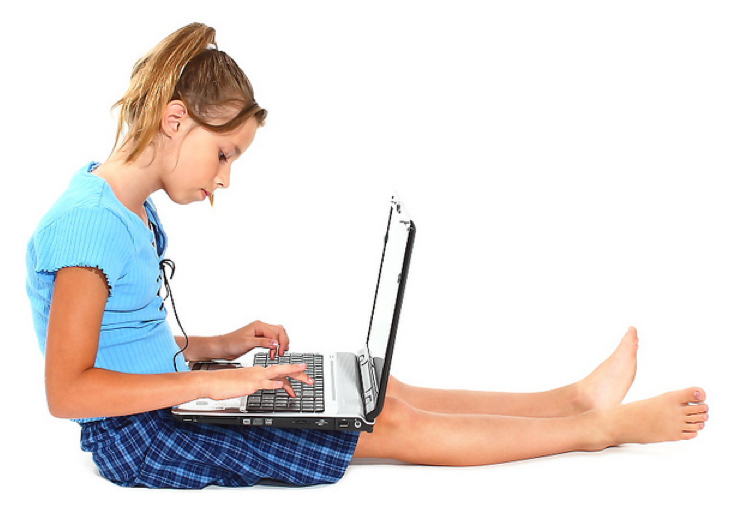 girl on laptop via  picture youth
