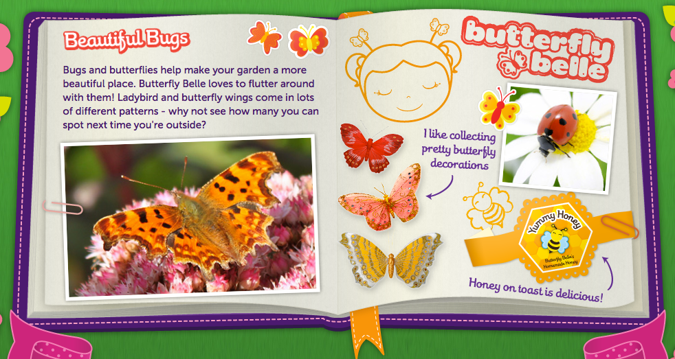 Butterfly Belle's beautiful bug book