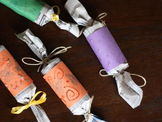 DIY for eco friendly party poppers