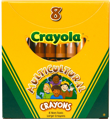 Crayola Multicultural skin tone crayons
