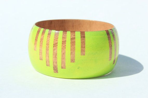 Big wooden bangle from Voz Clothing and Art