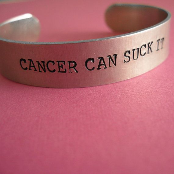 Cancer Can Suck It Bracelet | Spiffing Jewelry