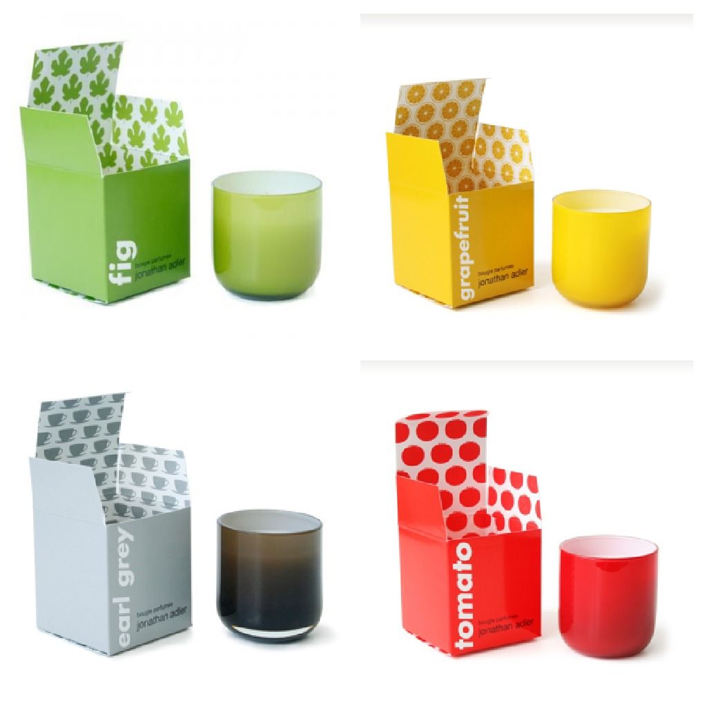 Scented candles by Jonathan Adler