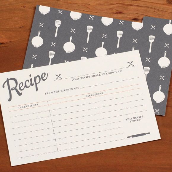 Last minute gift ideas - free printable recipe cards | Cool Mom Picks