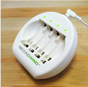 SecondWind battery charger for non-rechargeable batteries