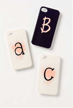 Holiday Tech Gifts for the Fashionista: monogram iPhone cases