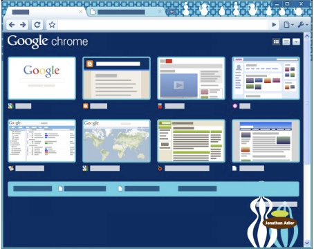 Jonathan Adler theme for Google Chrome