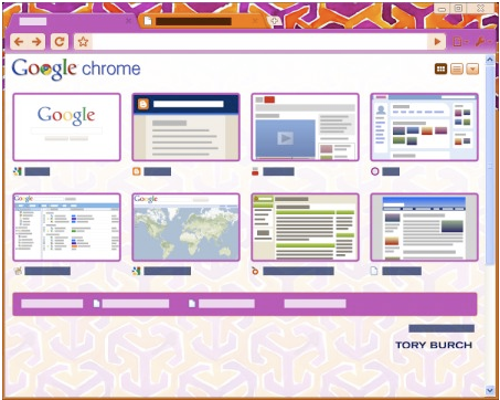 Tory Burch for Google Chrome