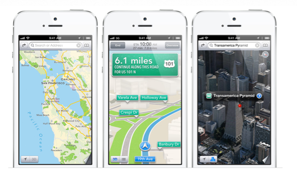 Apple Maps for iOS 6