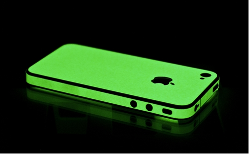 Glow-in-the-dark iPhone skin