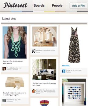 Coolest websites: Pinterest