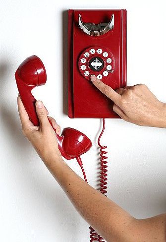 Crosley retro wall phone