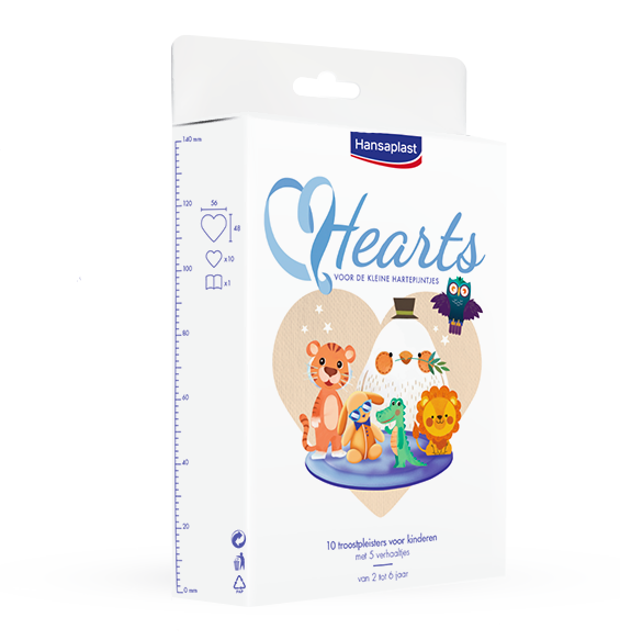Hanaplast heart bandages are designed to help kids process and overcome emotional wounds | coolmompicks.com